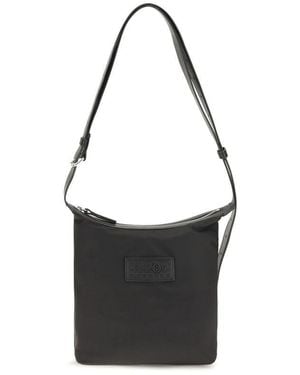 MM6 by Maison Margiela Nylon Shoulder Bag - Black
