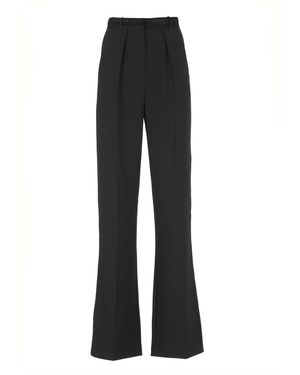 Elisabetta Franchi Crepe Pants - Black