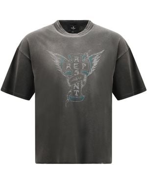Represent Westside T-Shirt Cotton T-Shirts - Gray