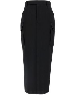 Rick Owens Firebanks Skirt - Black