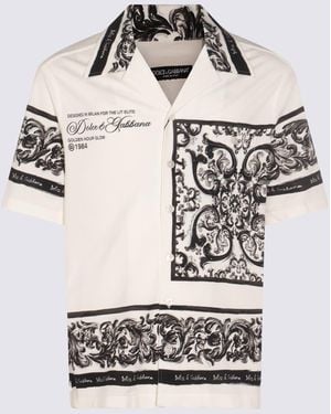 Dolce & Gabbana And Cotton Shirt - White