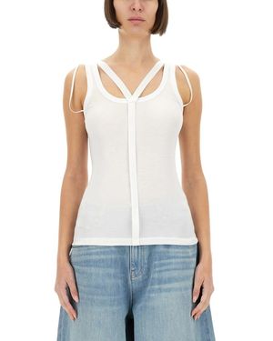 Helmut Lang Top Racer - White