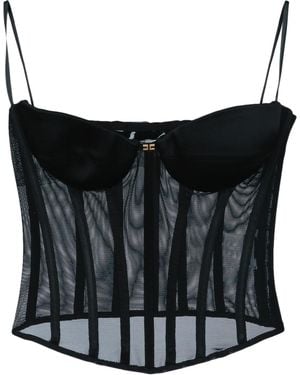 Elisabetta Franchi Bustier - Black