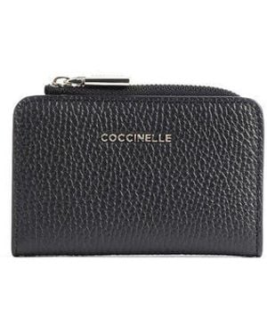 Coccinelle Coccinelle Grained Cowhide Card Case - Black