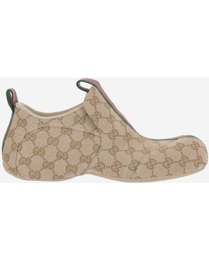 Gucci Sneakers Gg Fabric - Brown