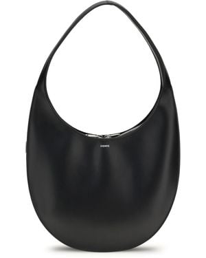 Coperni Swipe Medium Shoulder Bag Calf Leather Bos Taurus - Black