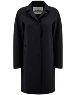 Herno Coat Ca0292D-13455S,Cream Clothing - Black