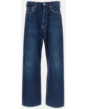 Junya Watanabe Denim Printed Trousers - Blue