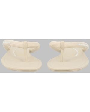 Alexander Wang Thong Sandals Jenna Tubular Polyester - Natural