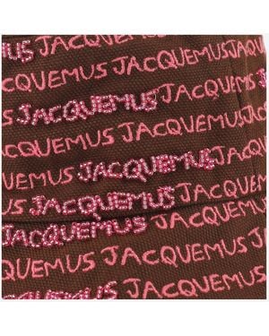 Jacquemus Bucket Hat Le Bob Cotton - Red