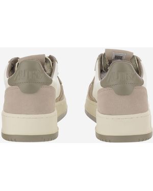 Autry Sneakers Medalist Low Leather Leather/Rubber Sneakers - Gray