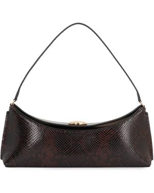 Jacquemus Clutch Ovalo Calf Leather Bags - Brown