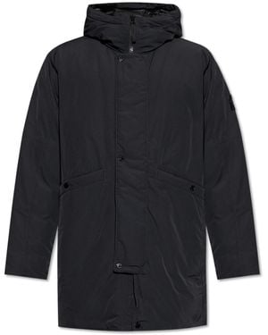Stone Island Down Jacket Micro Twill - Black