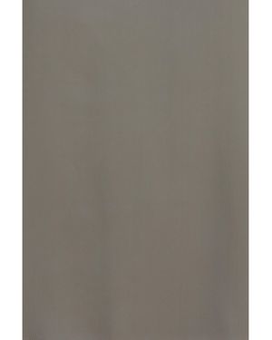 Brunello Cucinelli Silk Blouse With Monili Chain - Grey