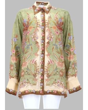 Zimmermann Shirt Indra Silk - Natural