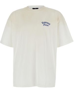 Represent T-Shirt Duality Cotton T-Shirts - White