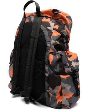 DSquared² Ceresio 9 Camo Ripstop Maxi Backpack Bags Backpacks - Black