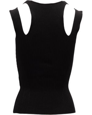 McQueen Viscose Top - Black