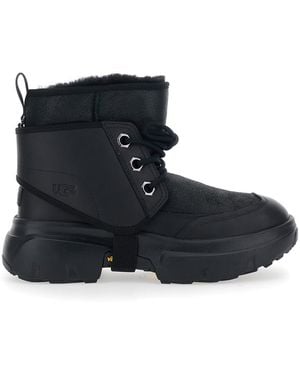 UGG Ankle Boots With Side Logo And Platform Sole - Blue