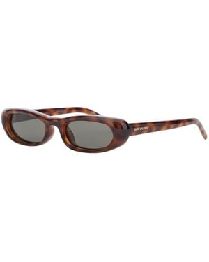 Saint Laurent Sunglasses 557 Leopard Acetate - Brown