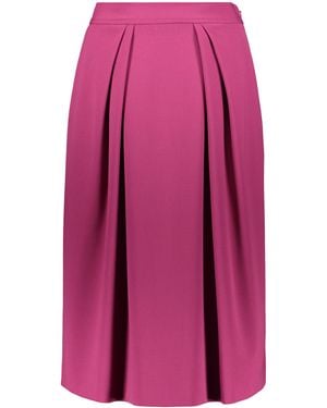 Alberta Ferretti Pleated Skirt - Pink