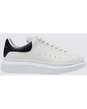 Alexander McQueen And Dblack Leather Oversize Trainers - White