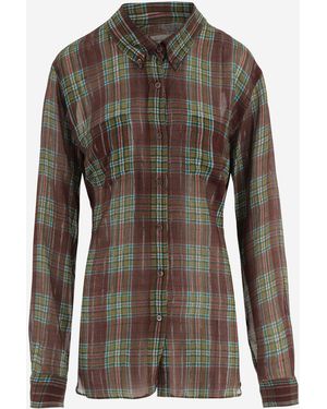 Dries Van Noten Viscose-Silk Shirt - Gray