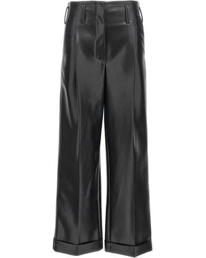 Philosophy Faux Leather Pants - Gray