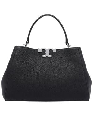 Tory Burch Medium Eleanor Satchel Bag - Black