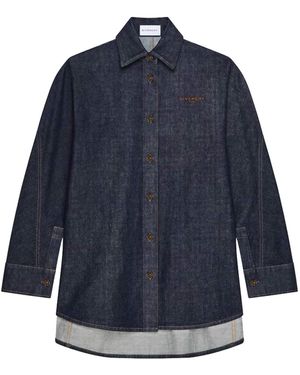 Givenchy Shirts Denim - Blue
