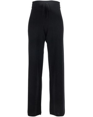 SOLOCASCMIR Pants With Drawstring Waist - Black