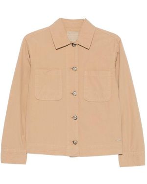 Woolrich Cotton Overshirt - Natural