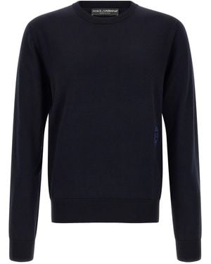 Dolce & Gabbana Virgin Wool Cardigan Clothing - Blue