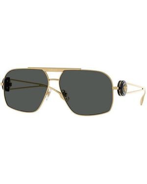 Versace Sunglasses Geometric Full Rim, Frame And Dark Lens Ve2269100287 - Green