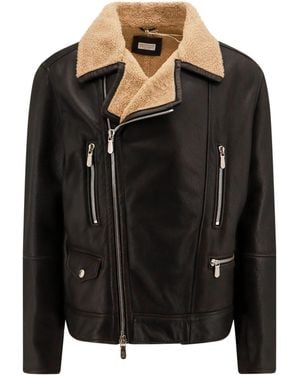 Brunello Cucinelli Camel Hair Jacket Clothing - Black