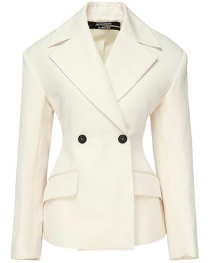 Jacquemus Jacket La Veste Norma - Natural