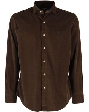 Polo Ralph Lauren Long Sleeve Shirt - Brown