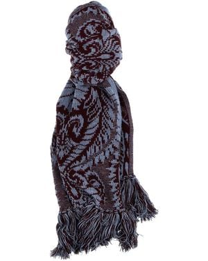 Etro Barocco Scarf - Blue