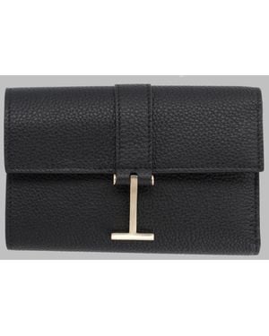 Tom Ford Leather Wallet & Purses - Black