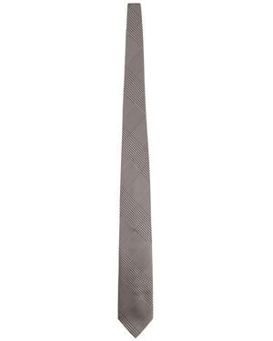 Tom Ford Printed Silk Tie Ties & Bow - White