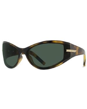 Givenchy Sunglasses Geometric Full Rim, Light Havana Frame And Lens Gv40050I86N - Green