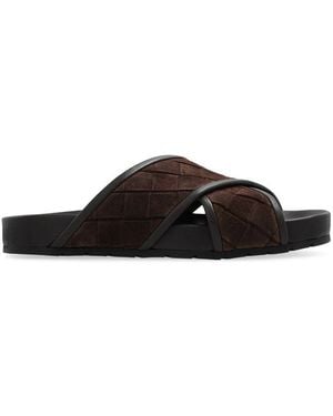 Bottega Veneta Sliders - Brown
