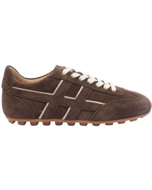 Hogan Olympia Trainers - Brown