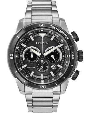 Citizen Citizen Eco-Drive Chronograph Watch - Metallic