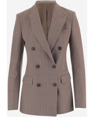 Tagliatore Jacket Stretch Wool - Brown