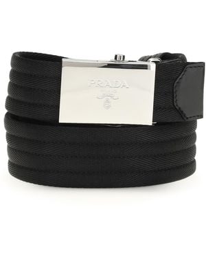 Prada Nylon Belt Polyester E Braces - Black