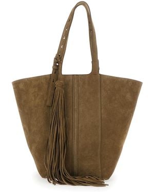 Golden Goose '24/7' Tote Bag With Fringe - Brown
