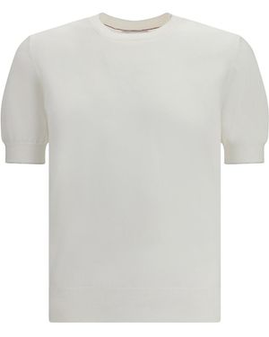 Brunello Cucinelli Cotton T-Shirt - White