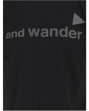 and wander T-Shirt Cotton T-Shirts - Black