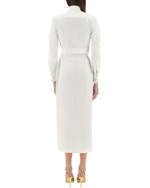 Max Mara Dress Balzac Cotton - White